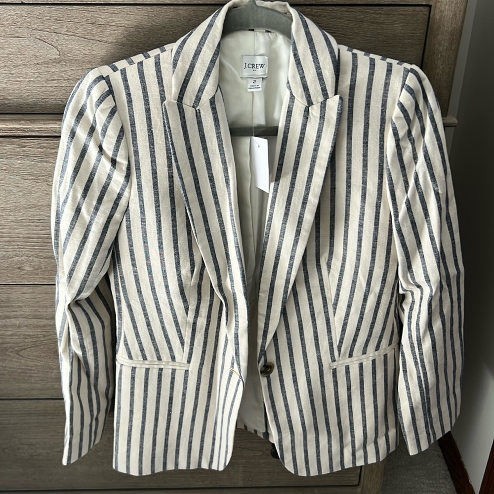 JCrew Linen Blazer